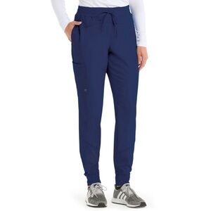 Barco One Womens‎ BOP513 Perforated Jogger Pant-Indigo-Medium